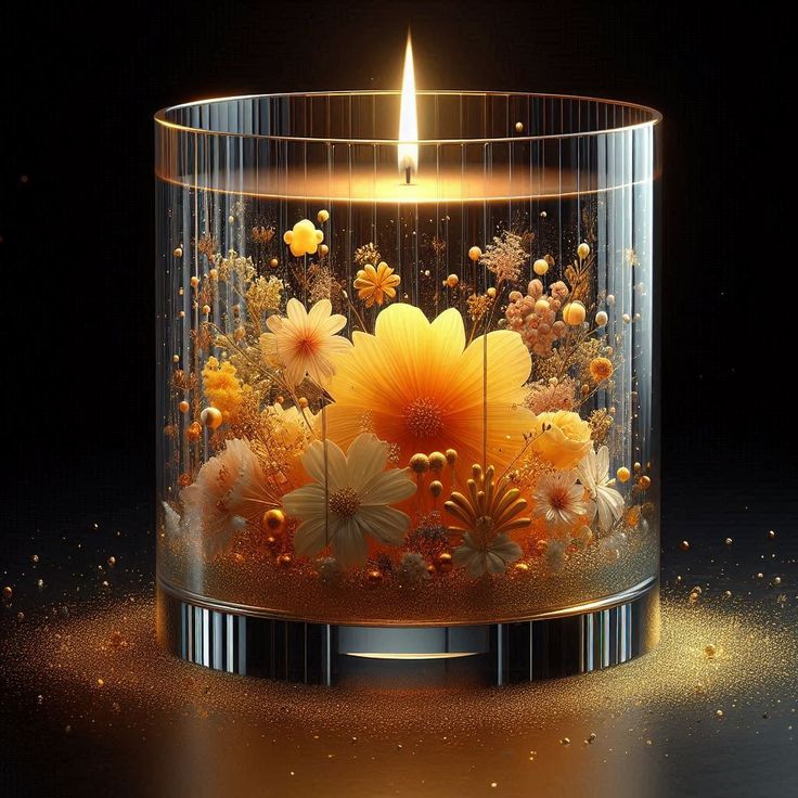 Golden Flora Candles - Dev Tandoor Industries